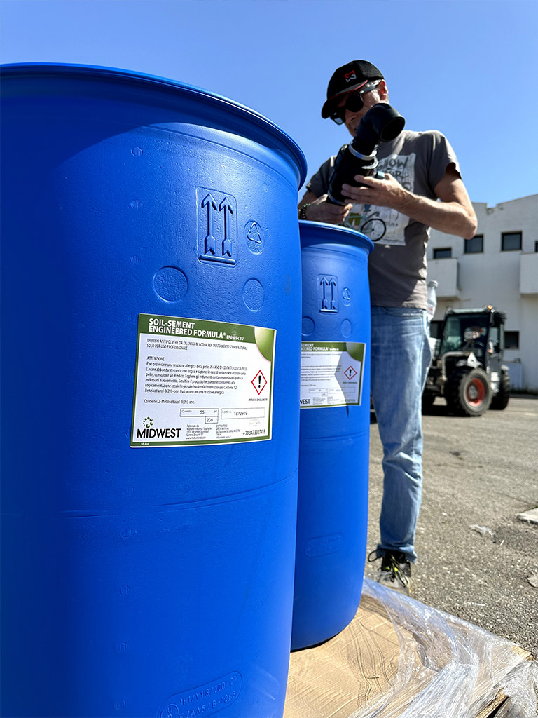 Soil Sement in cantiere